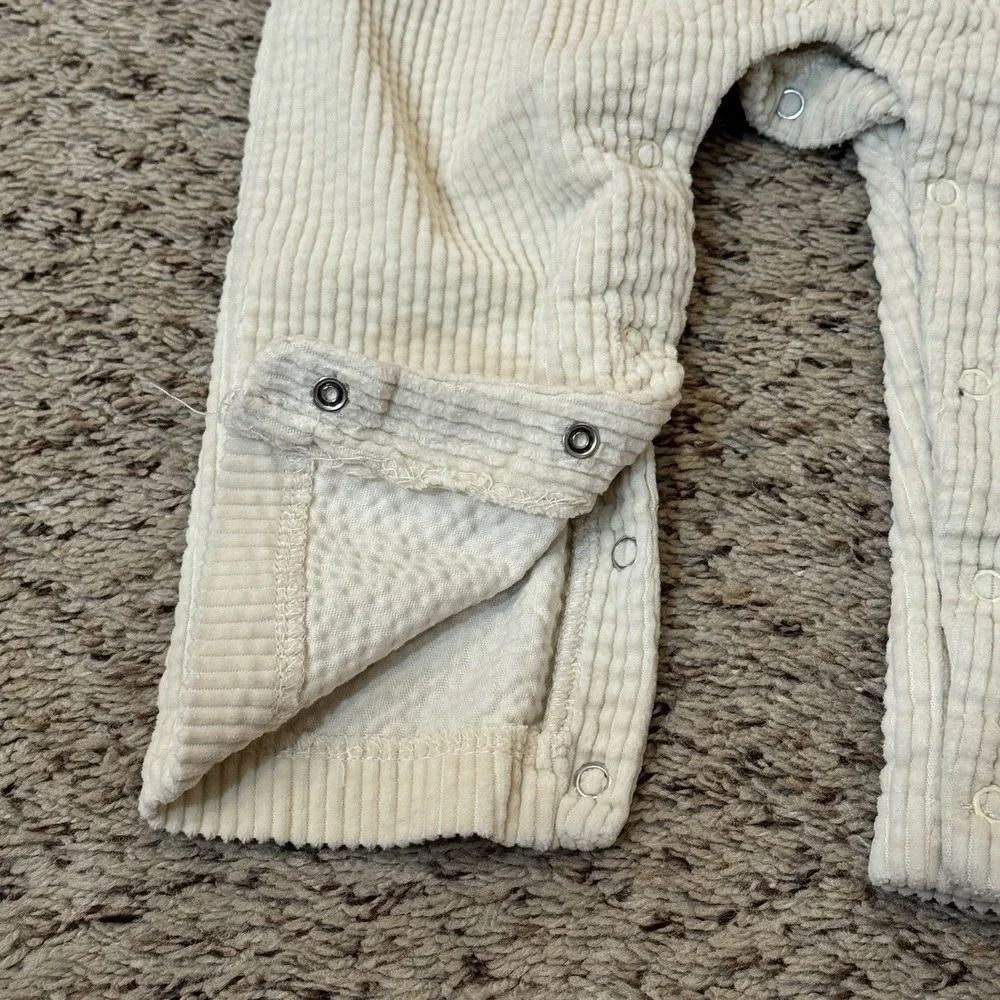 Disney Baby Winnie the Pooh Corduroy Overalls Cream 24M Toddler Dungarees